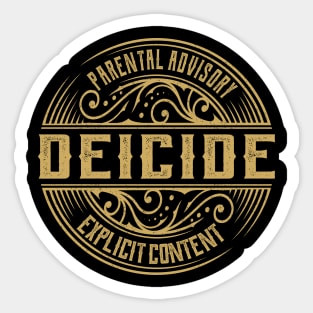 Deicide Vintage Ornament Sticker